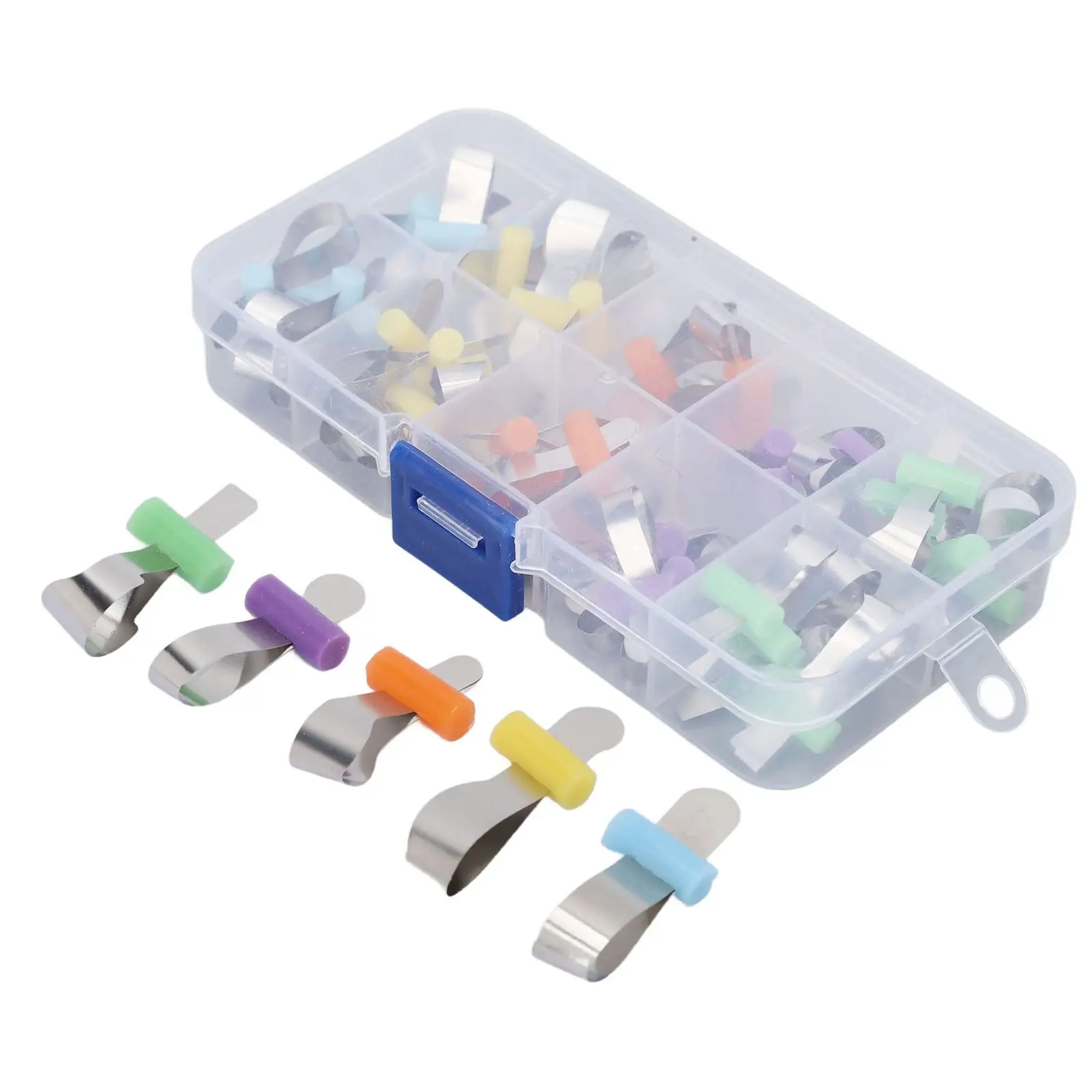 ماتركس Dioche 50pcs Dental Matrices Set - Sectional Contoured Metal