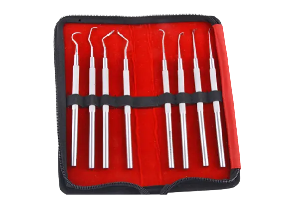 Gdc Supra Gingival Scalers S/8 Instruments Kit ادوات بريو كت
