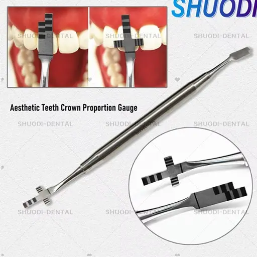 Teeth Crown Proportion Gauge مقياس