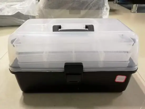 multi-tiered plastic storage case LARGE شنطة ادوات كبير