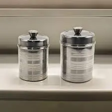 stainless steel cotton storage container مخطط
