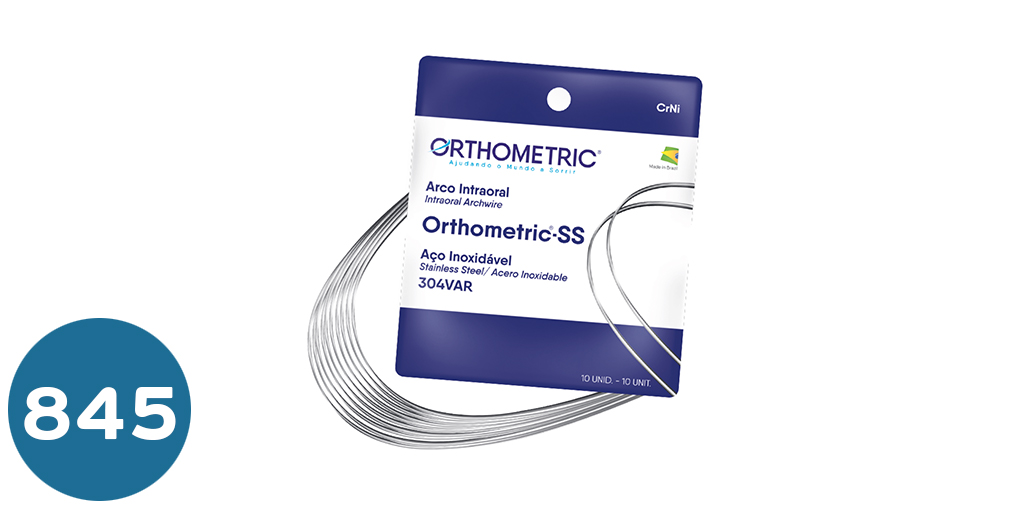 اسلاك تقويم ستانلس ستيل راوند  Orthometric SS Archwire