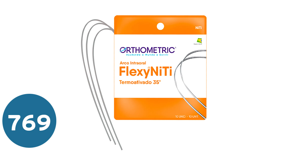 [اسلاك نيكل حراري] اسلاك تقويم نيكل تيتانيوم حراري  Flexy NiTi Thermal 35º Archwires