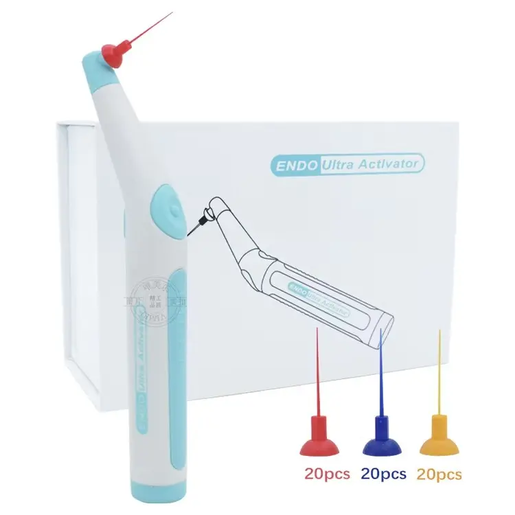 Endo Ultra Activator Cleaning Irrigator with 60PCS Tips Press Button اندو اكتفيتور
