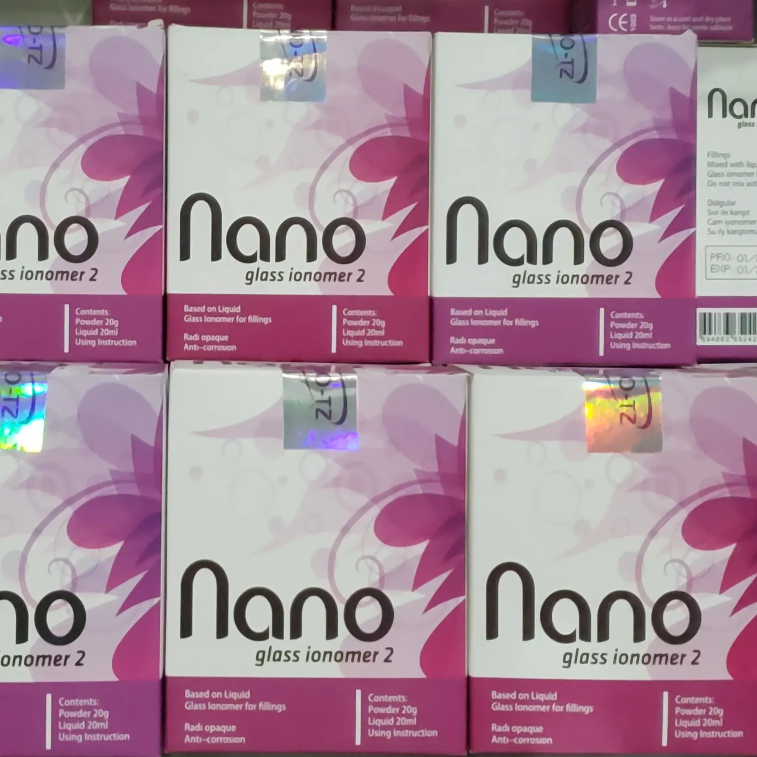 جلاس إينومر حشو  Nano glass ionomer 2 filling