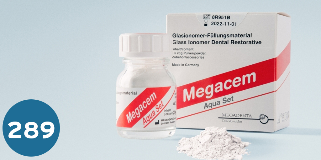 MEGA DENTA Megafix 
ميجا دنتا جلاس اينومر حشو 20جرام