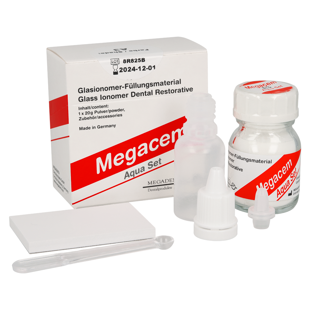 Megacem Aqua Set ميجا سيم جلاس اينومر حشو 20جرام