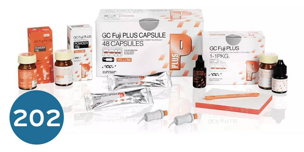 [مواد الزركون] جي سي ريزن جلاس اينومير تثبيت زركون  GC Fuji PLUS