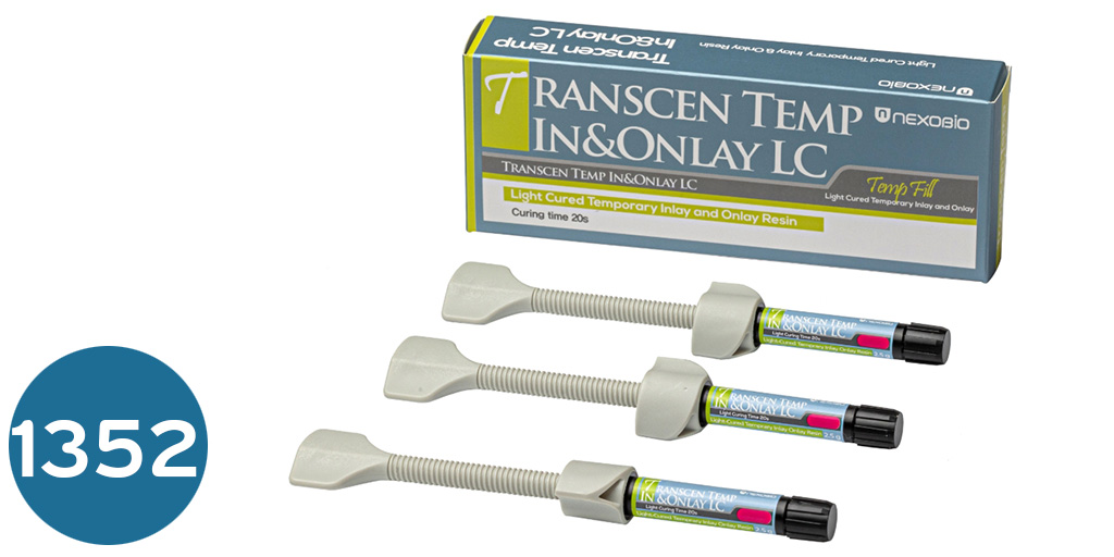 [9220000NXBIOL2] اكريل مؤقت ضوئي  Transcen Temp In&Onlay LC Temporary Crown Materials