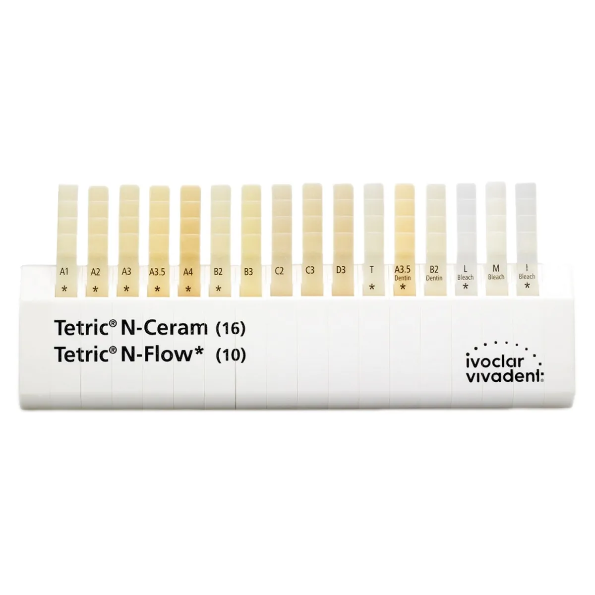 دليل الألوان  TETRIC N FAMILY SHADE GUIDE
