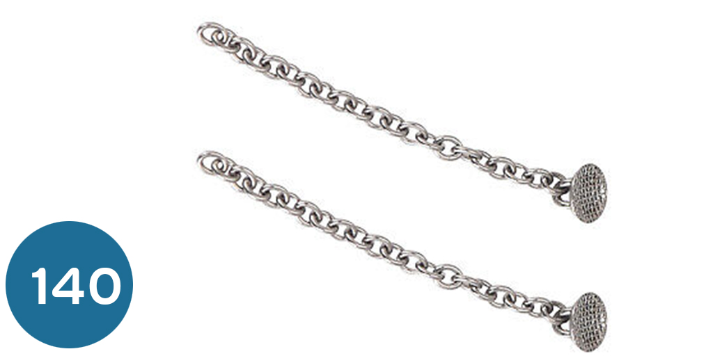 سلسله سحب ناب تقويم فضي  Dental Orthodontic Traction