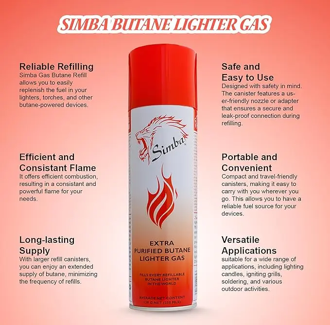 غاز تورش  LIGHTER GAS 250ML