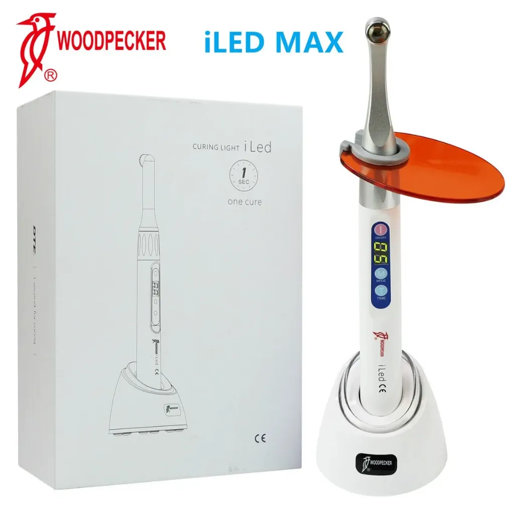 لايت كيور وودبيكر أي ليد  1 Second Curing Light Woodpecker ILed Max Dental