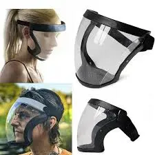 واقي وجة  Safety Clear Face Shield2