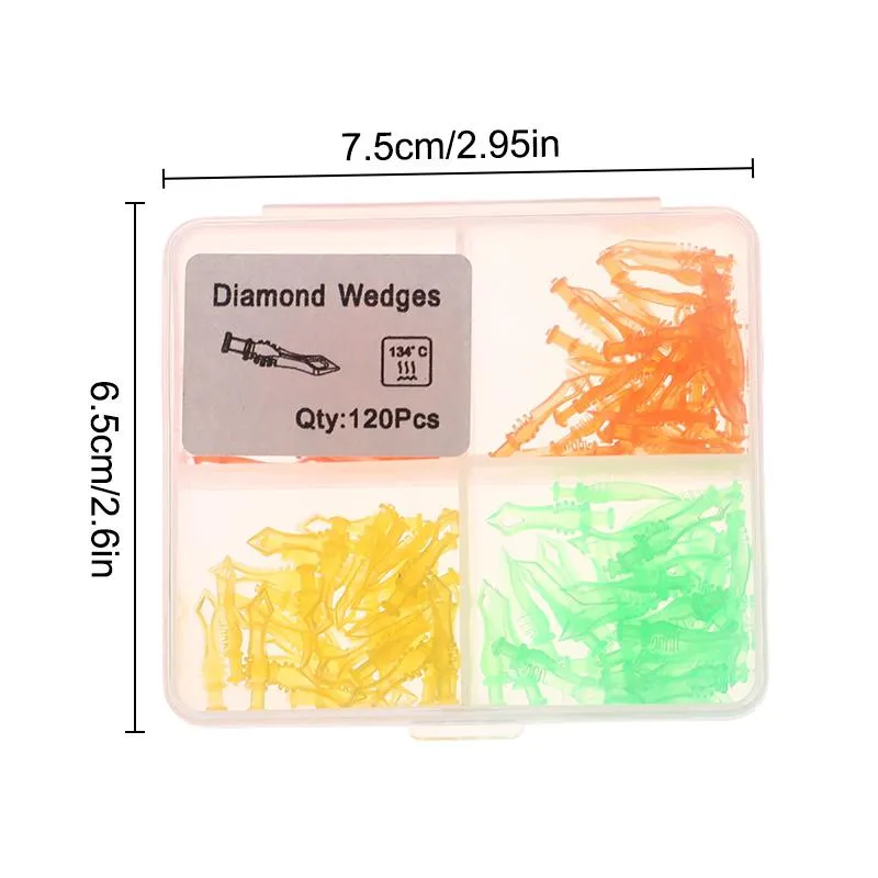 [008-0452] ودج  Diamond Wedge 120 Pcs