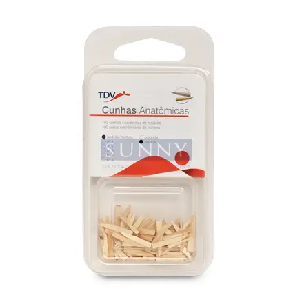 TDV Woden Anatomic Wedges اناتومك ودج خشبي 100قطعه