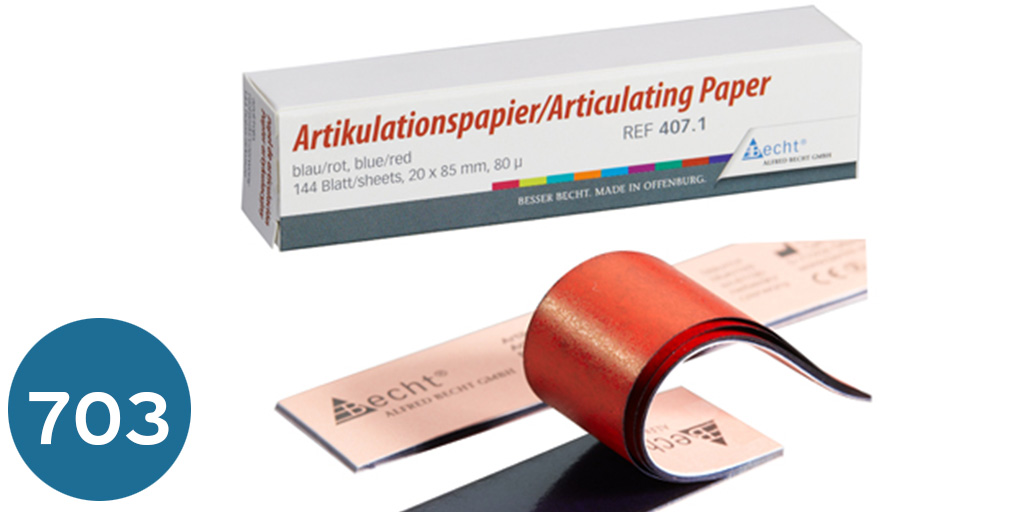 [006-0082] ورق عض  Articulating Paper