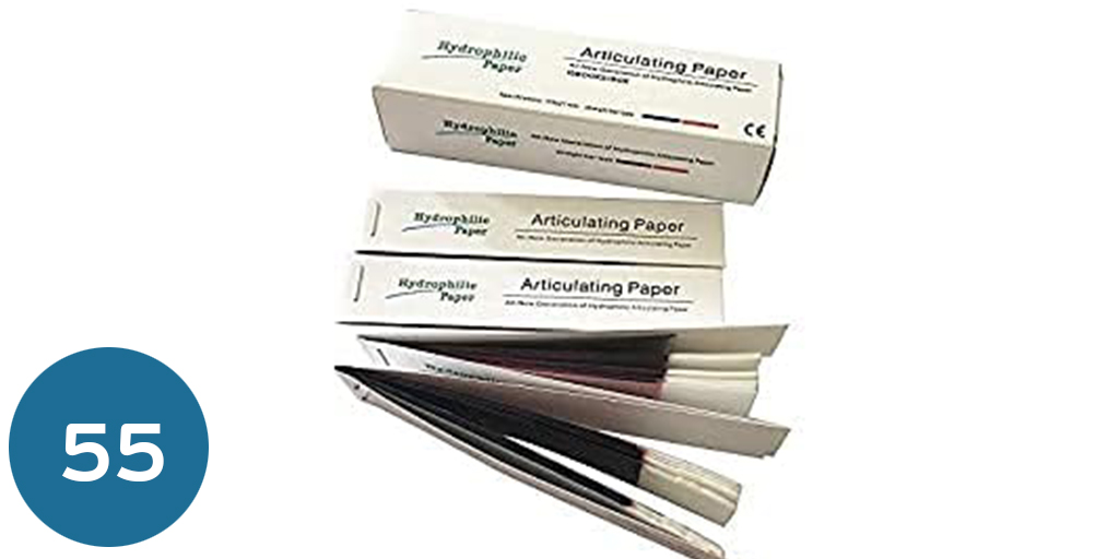 ورق عض مستقيم  Articulating Paper