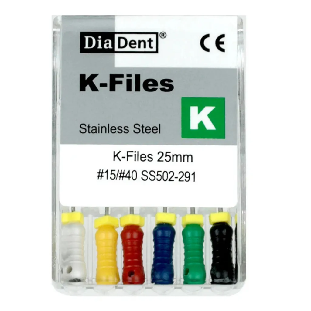 Diadent K FILES SS فايلات يدوي كي ستيل