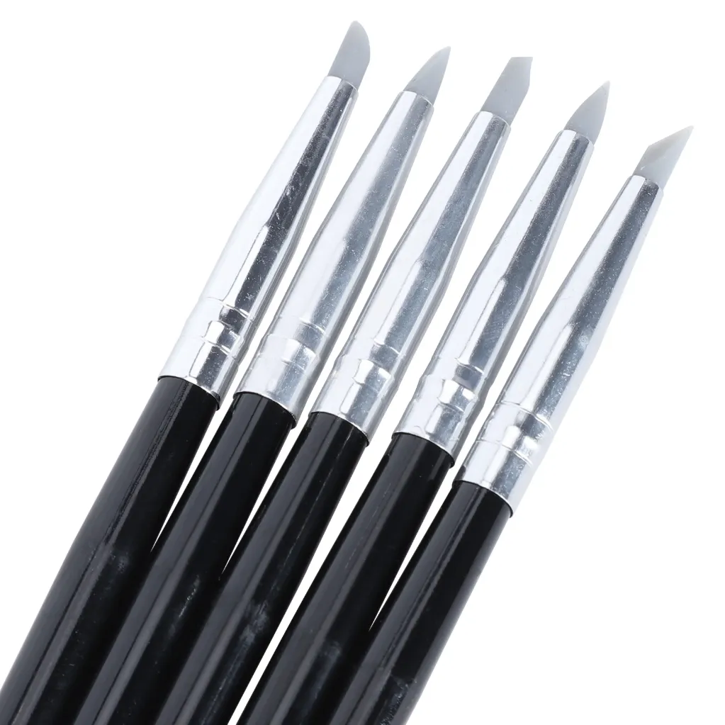 [3100000000SLSH] dental resin brush pens silicone shapers or modeling tools 5pcs