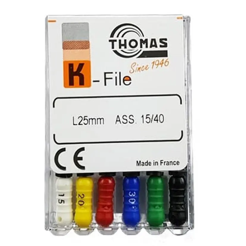 Thomas 2%K FILES SS فايلات يدوي كي ستيل