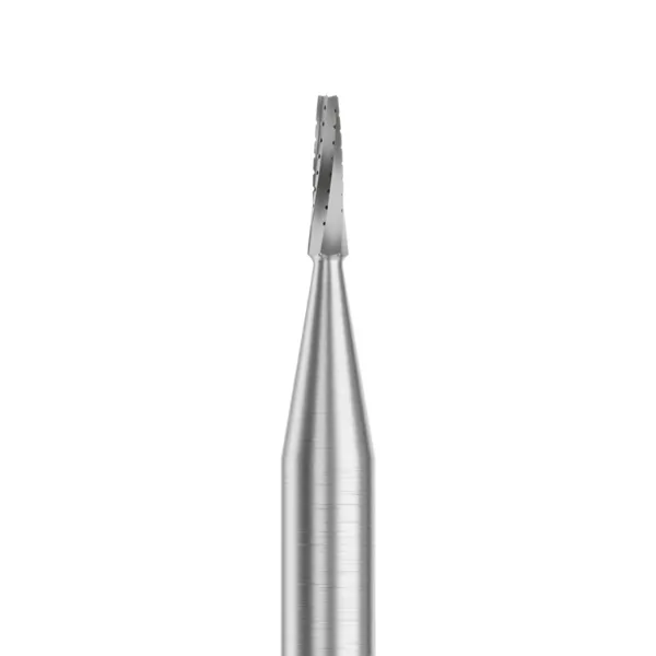 TAPER FLAT END X-CUT FISSURE Carbide Burs بيرات كربايد