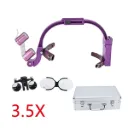 5x LED loupes with a built-in headlight لوب