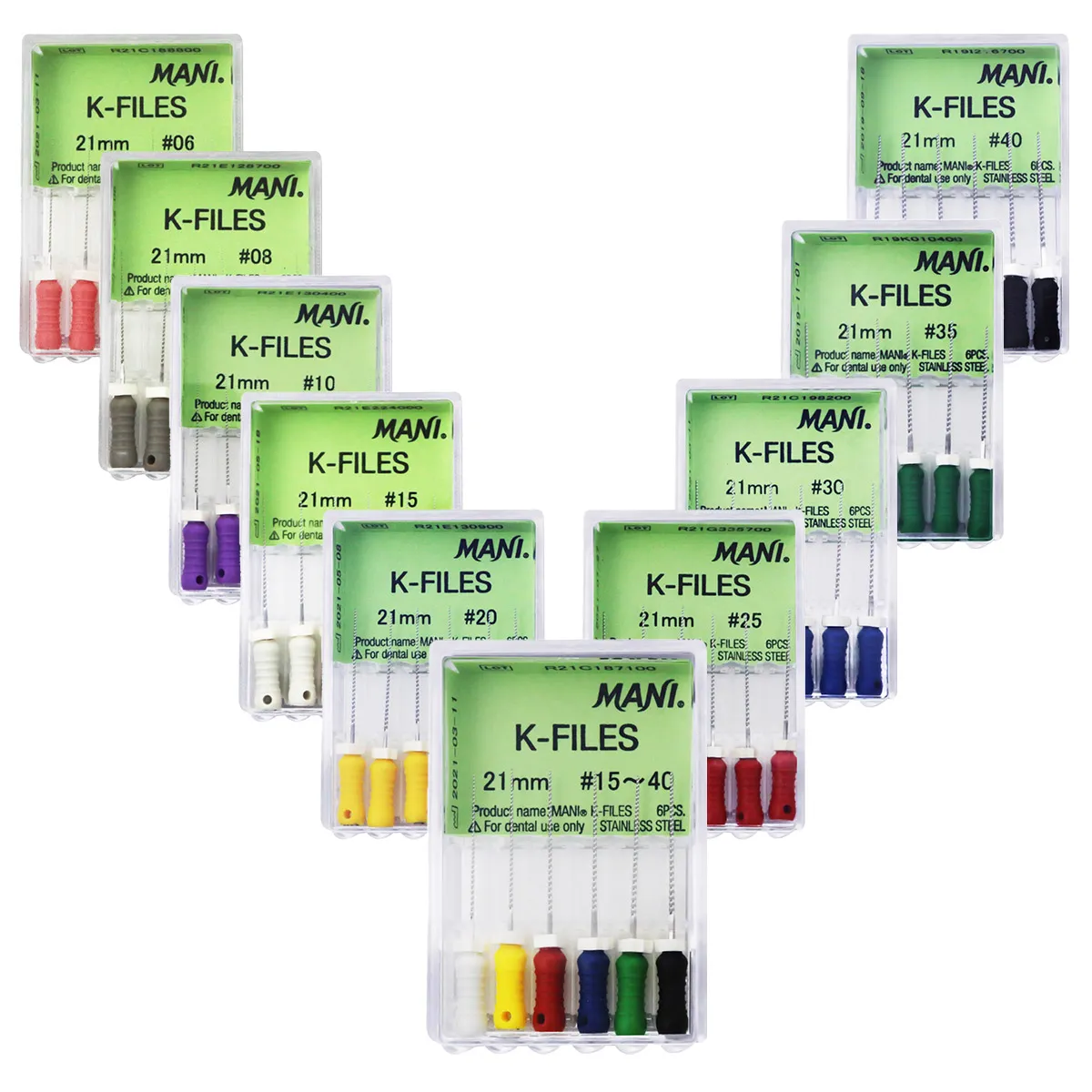 MANI 2%K FILES SS فايلات يدوي كي ستيل