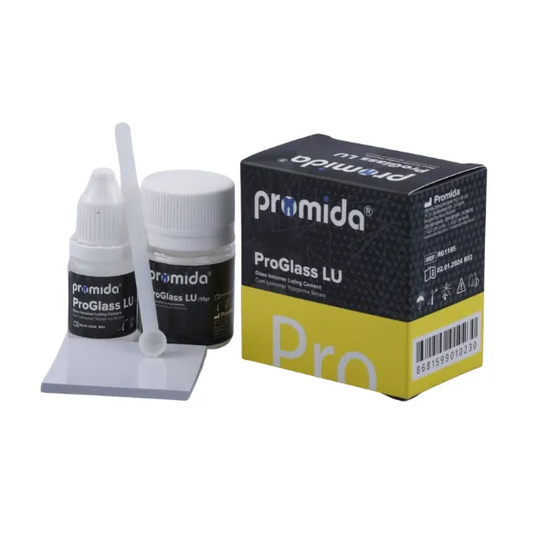 Promida PROGLASS LU GLASS IONOMER LUTING CEMENT
بروميدا بروجلاس ال يو جلاس اينومير لوتنج سمنت (14  جرام)