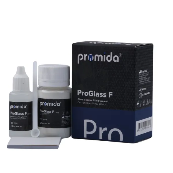 Promida PROGLASS F Glass Ionomer Filling
بروميدا بروجلاس اف جلاس اينومير حشو (15 جرام)