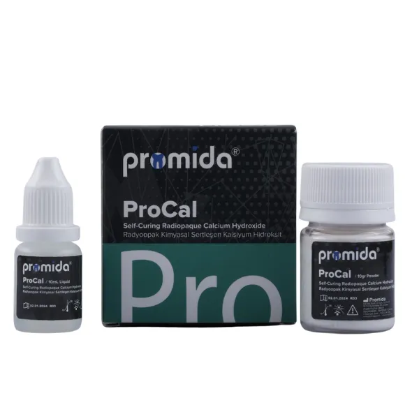Promida PROCAL RADIOOPAQUE POWDER CALCIUM HYDROXIDE
 كالسيوم هيدروكسايد (10g)
