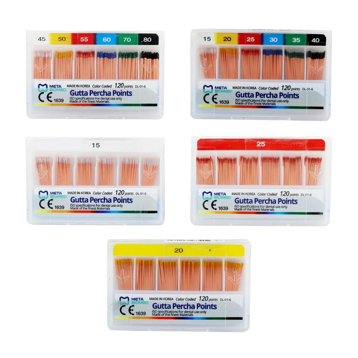 [004-0007] META 2% Gutta Percha Points جتابيركا يدوي (6)