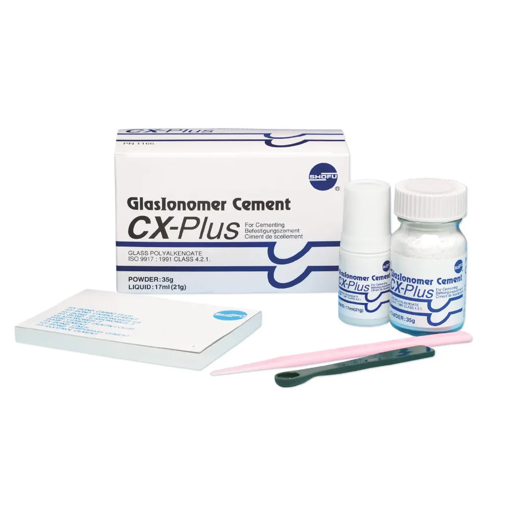 [9040000SHFCXP] SHOFU CX-Plus GLASS IONOMER LUTING CEMENT
شوفو سي اكس بلس جلاس اينومير لوتنج سمنت