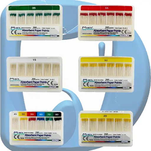 [004-0007] Absorbent Paper Points - 2% ورق تجفيف يدوي بيبربوينت (15)