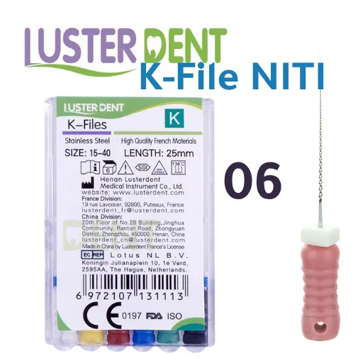 Luster dent K FILES NITI فايلات يدوي كي نيكل (6)