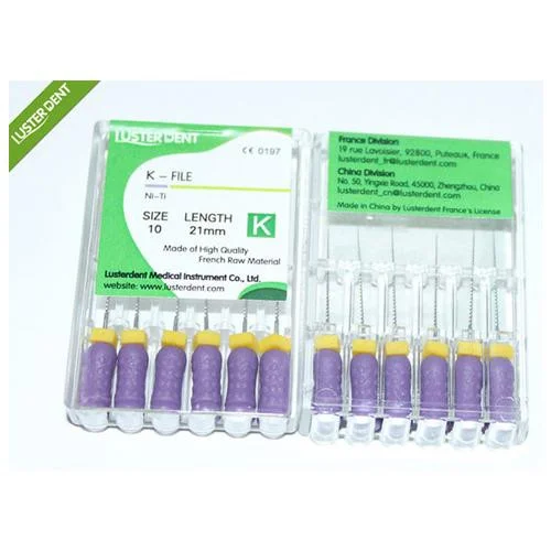 Luster dent K FILES NITI فايلات يدوي كي نيكل (6)