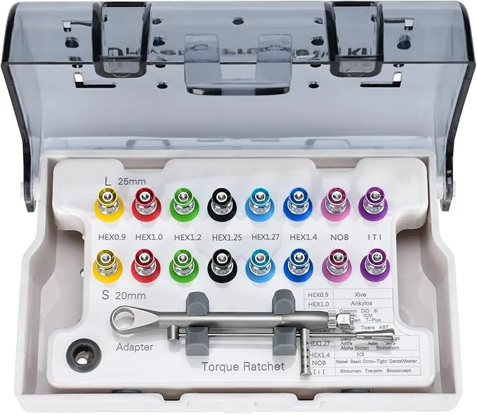 BUIFAC Dental Universal Prosthetic Screwdriver Kit