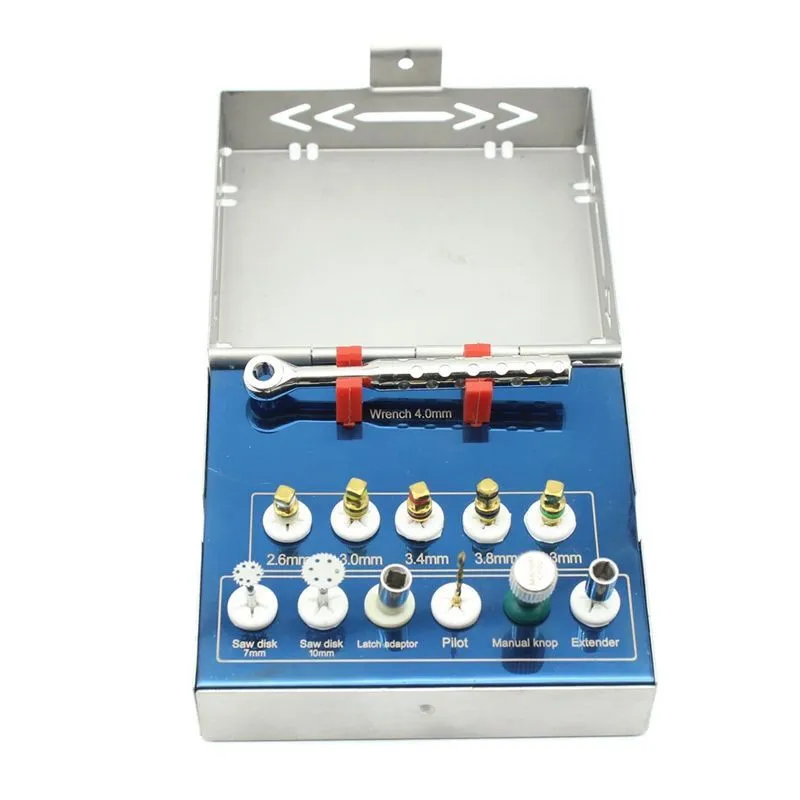 Dental Bone Expander Kit Sinus Lift With Saw Disks Surgical Implant Instruments