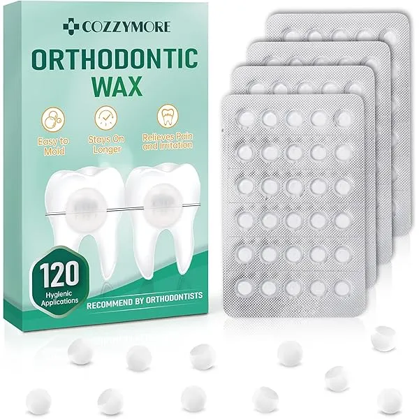 [6210000000GRANU] شمع تقويم الأسنان  ortho wax (شريط) GRANULAR