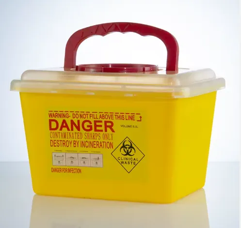 5L Sharp Container Plastic 
حامل نفايات