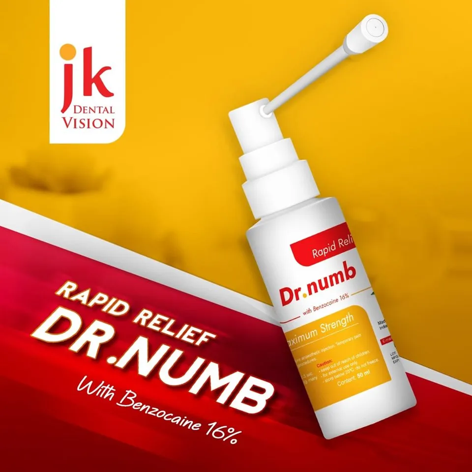 مخدر بخاخ JK DR.numb TOPICAL ANESTHETIC 16 % (50ml)‏