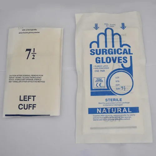 جلفز معقم  surgical gloves latex