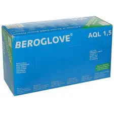 جلفز فينيل  Beroglove blue nitrile examination gloves