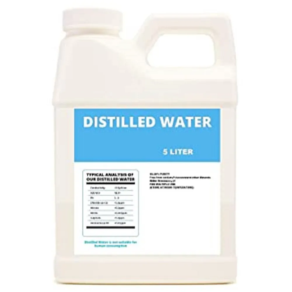 ماء مقطر ٥  لتر distilled water