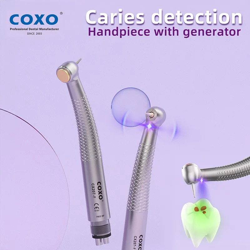 COXO CX207 F H65 LED Hi Handpiece قبضه سريعه ضوئيه (4  مخارج)