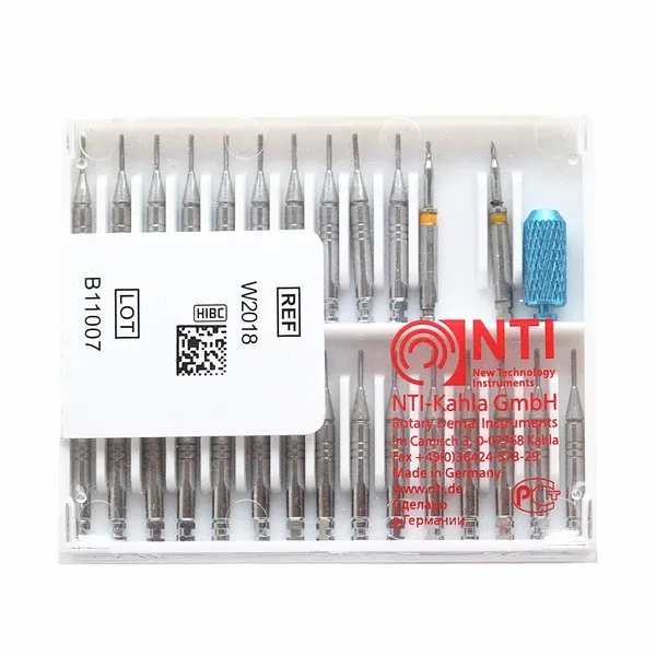 NTI TRI-STAR .027" .021" .017" Dental Parapulpal Retention Pins Standard كت بنز NTI 