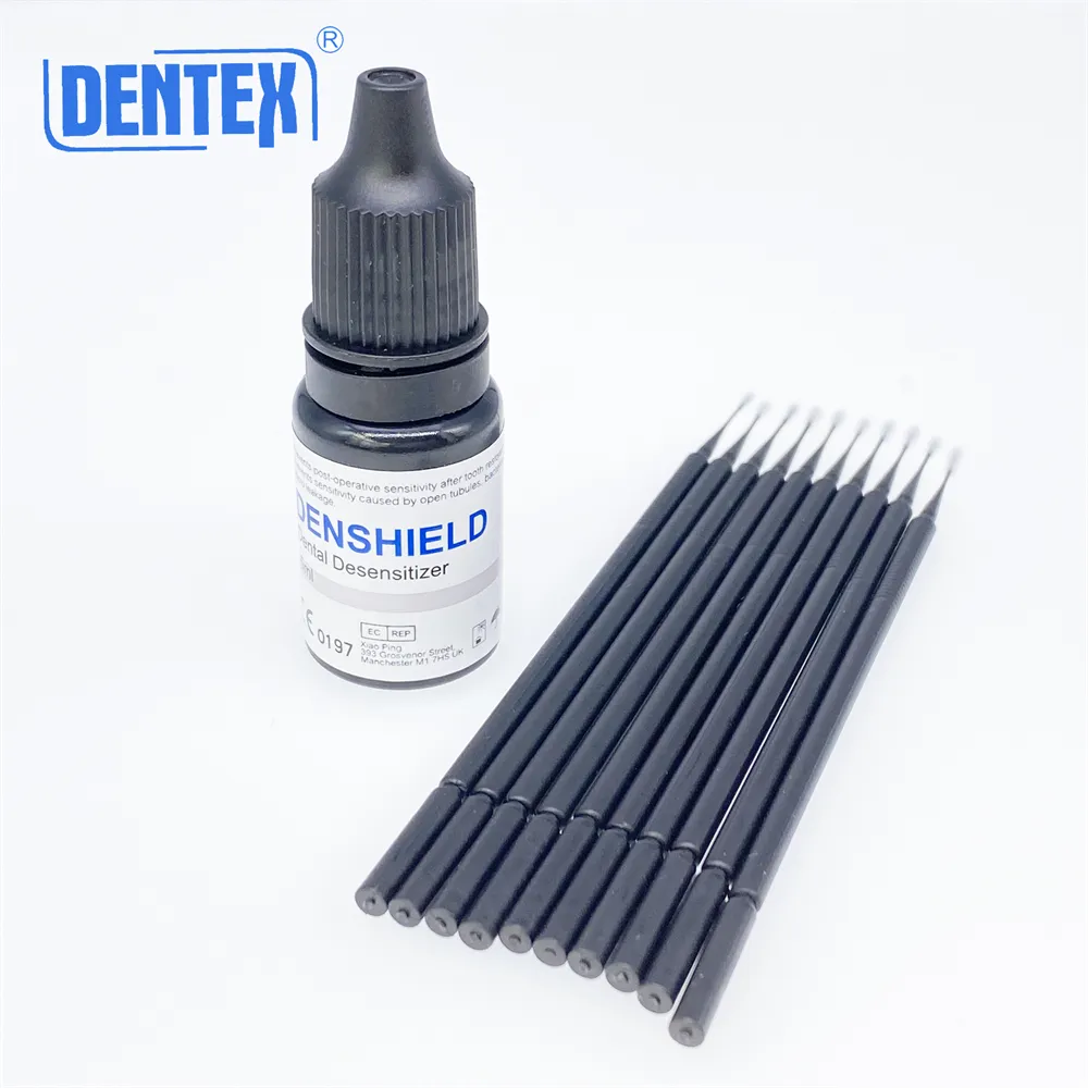DENTEX DENSHIELD Dental Tooth Dentin Desensitizer Desensitizing Gel 5ml/Bottle‏ مضاد تحسس دنتكس
