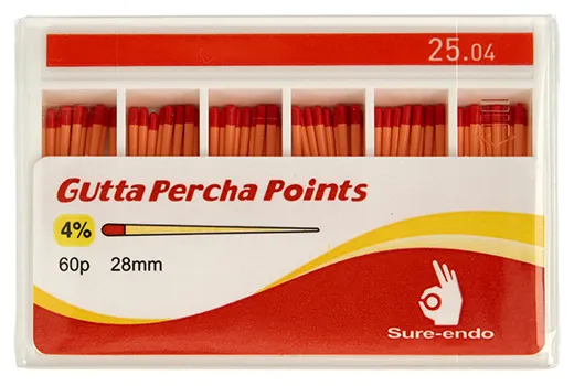 Sure Dent Rotary Gutta Percha Points
شور دنت روتاري جتابركا