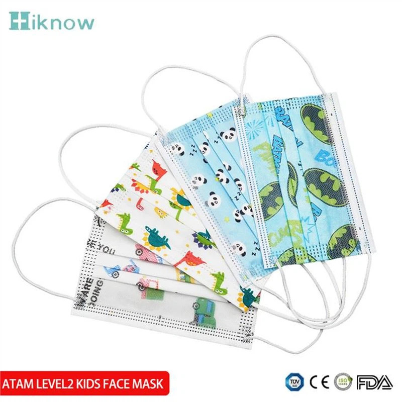 كمام ربل اطفال ملون
Disposable Pedo Face Masks, 50 Pack