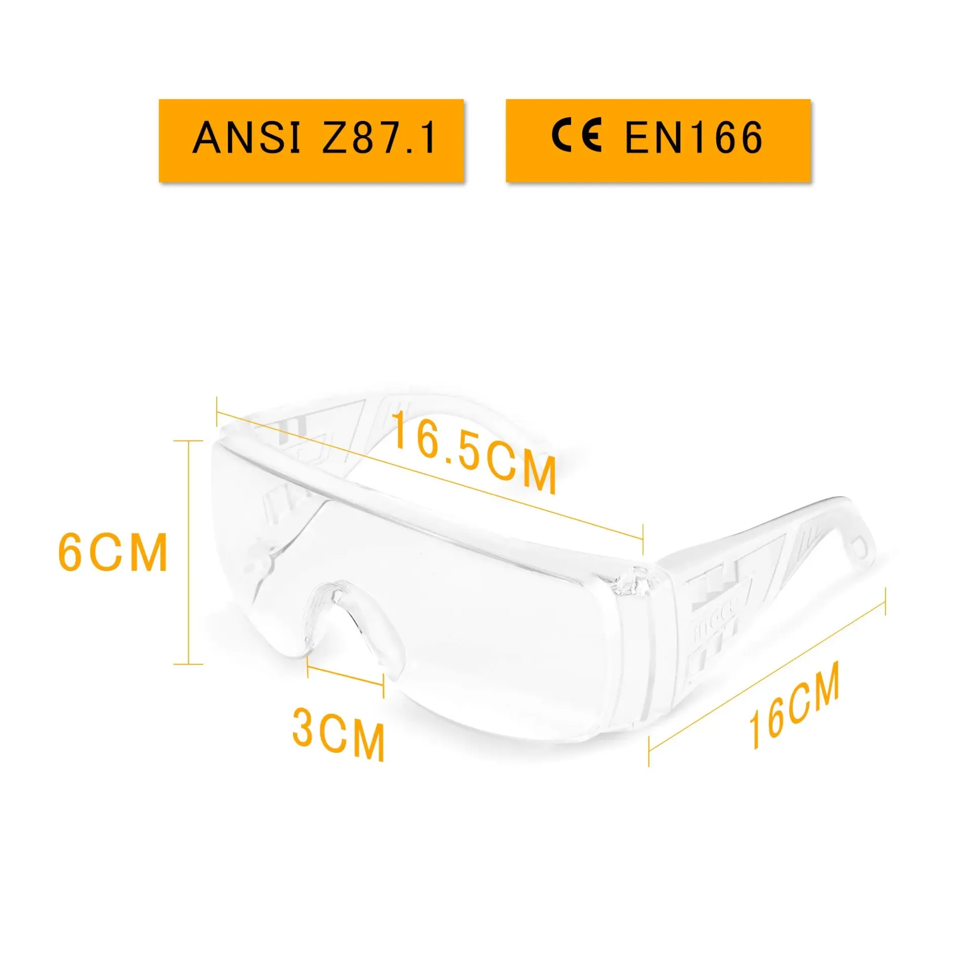 [3160000000TRNS] نظارات حماية شفاف